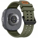 Curea din silicon Tech-Protect Silicone Air compatibila cu Samsung Galaxy Watch 9 / 8 (40/44/46mm), Olive Green 3 - lerato.ro