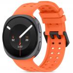 Curea din silicon Tech-Protect Silicone Air compatibila cu Samsung Galaxy Watch 9 / 8 (40/44/46mm), Portocaliu 2 - lerato.ro