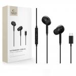 Casti audio Tech-Protect Ultraboost Core G3, In-ear, Control pe fir, USB-C, Lungime cablu 1.2m, Negru 3 - lerato.ro
