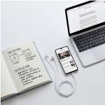 Casti audio Tech-Protect Ultraboost Core G3, In-ear, Control pe fir, Jack 3.5mm, Lungime cablu 1.2m, Alb 9 - lerato.ro