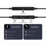 Casti audio Tech-Protect Ultraboost Core G3, In-ear, Control pe fir, Jack 3.5mm, Lungime cablu 1.2m, Negru 11 - lerato.ro