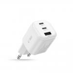 Incarcator retea Tech-Protect NCA100W-GaN, 100W, 5A, 2x USB-C, 1x USB-A, Quick Charging 3.0, Alb 2 - lerato.ro