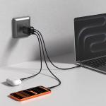 Incarcator retea Tech-Protect NCA100W-GaN, 100W, 5A, 2x USB-C, 1x USB-A, Quick Charging 3.0, Negru 7 - lerato.ro