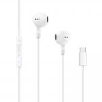 Casti audio Tech-Protect Ultraboost Core G4, In-ear, Control pe fir, USB-C, Lungime cablu 1.2m, Alb 2 - lerato.ro
