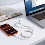 Casti audio Tech-Protect Ultraboost Core G4, In-ear, Control pe fir, USB-C, Lungime cablu 1.2m, Alb 4 - lerato.ro