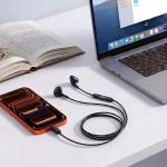 Casti audio Tech-Protect Ultraboost Core G4, In-ear, Control pe fir, USB-C, Lungime cablu 1.2m, Negru 5 - lerato.ro