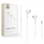 Casti audio Tech-Protect Ultraboost Core G4, In-ear, Control pe fir, Jack 3.5mm, Lungime cablu 1.2m, Alb 3 - lerato.ro