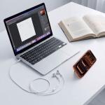 Casti audio Tech-Protect Ultraboost Core G4, In-ear, Control pe fir, Jack 3.5mm, Lungime cablu 1.2m, Alb 6 - lerato.ro