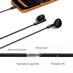 Casti audio Tech-Protect Ultraboost Core G4, In-ear, Control pe fir, Jack 3.5mm, Lungime cablu 1.2m, Negru 4 - lerato.ro