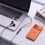 Casti audio Tech-Protect Ultraboost Core G4, In-ear, Control pe fir, Jack 3.5mm, Lungime cablu 1.2m, Negru 5 - lerato.ro