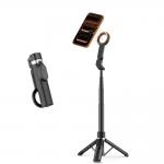 Selfie stick cu trepied Tech-Protect L11S, Compatibil MagSafe, Telecomanda Bluetooth, Baterie CR1632, Lungime maxima 94cm, Negru 5 - lerato.ro