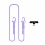 Snur pentru carcase Tech-Protect C5SD Rope Crossbody, 80cm, Mov 2 - lerato.ro