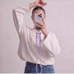 Snur pentru carcase Tech-Protect C5SD Rope Crossbody, 80cm, Mov 4 - lerato.ro