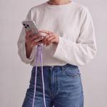 Snur pentru carcase Tech-Protect C5SD Rope Crossbody, 80cm, Mov 5 - lerato.ro