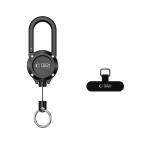 Snur pentru carcase Tech-Protect ATH02 UrbanLoop, Cablu retractabil din otel, Lungime 99cm, Negru 3 - lerato.ro