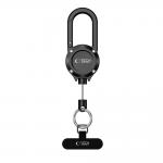 Snur pentru carcase Tech-Protect ATH02 UrbanLoop, Cablu retractabil din otel, Lungime 99cm, Negru 2 - lerato.ro