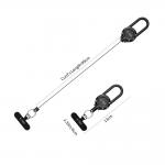 Snur pentru carcase Tech-Protect ATH02 UrbanLoop, Cablu retractabil din otel, Lungime 99cm, Negru 5 - lerato.ro