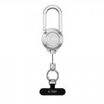 Snur pentru carcase Tech-Protect ATH02 UrbanLoop, Cablu retractabil din otel, Lungime 99cm, Silver 2 - lerato.ro