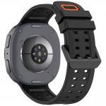 Curea din silicon Tech-Protect Silicone Air compatibila cu Samsung Galaxy Watch 9 / 8 (40/44/46mm), Negru 4 - lerato.ro