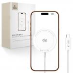 Incarcator wireless Tech-Protect A54, 25W, 32, Cablu USB-C 1.5m, Alb 4 - lerato.ro