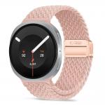 Curea din nylon Tech-Protect NylonMag compatibila cu Samsung Galaxy Watch 9 / 8 (40/44/46mm), Roz 2 - lerato.ro