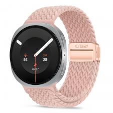 Curea din nylon Tech-Protect NylonMag compatibila cu Samsung Galaxy Watch 9 / 8 (40/44/46mm), Roz