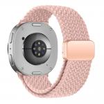 Curea din nylon Tech-Protect NylonMag compatibila cu Samsung Galaxy Watch 9 / 8 (40/44/46mm), Roz 4 - lerato.ro