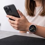 Curea din nylon Tech-Protect NylonMag compatibila cu Samsung Galaxy Watch 9 / 8 (40/44/46mm), Roz 5 - lerato.ro
