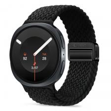 Curea din nylon Tech-Protect NylonMag compatibila cu Samsung Galaxy Watch 9 / 8 (40/44/46mm), Negru