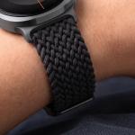 Curea din nylon Tech-Protect NylonMag compatibila cu Samsung Galaxy Watch 9 / 8 (40/44/46mm), Negru 9 - lerato.ro
