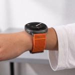 Curea din nylon Tech-Protect Nylon Clasp compatibila cu Samsung Galaxy Watch Ultra 1/2 47mm, Portocaliu 7 - lerato.ro