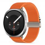 Curea din nylon Tech-Protect Nylon Clasp compatibila cu Samsung Galaxy Watch 9 / 8 (40/44/46mm), Portocaliu 2 - lerato.ro