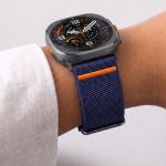 Curea din nylon Tech-Protect Nylon Clasp compatibila cu Samsung Galaxy Watch Ultra 1/2 47mm, Navy Blue 8 - lerato.ro