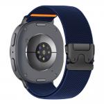 Curea din nylon Tech-Protect Nylon Clasp compatibila cu Samsung Galaxy Watch 9 / 8 (40/44/46mm), Navy Blue 4 - lerato.ro