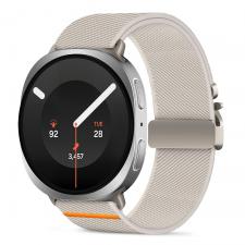 Curea din nylon Tech-Protect Nylon Clasp compatibila cu Samsung Galaxy Watch 9 / 8 (40/44/46mm), Starlight