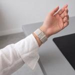 Curea din nylon Tech-Protect Nylon Clasp compatibila cu Samsung Galaxy Watch 9 / 8 (40/44/46mm), Starlight 7 - lerato.ro