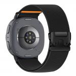 Curea din nylon Tech-Protect Nylon Clasp compatibila cu Samsung Galaxy Watch 9 / 8 (40/44/46mm), Negru 4 - lerato.ro