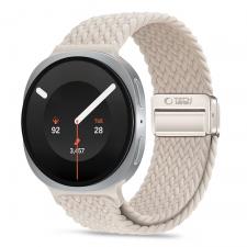 Curea din nylon Tech-Protect NylonMag compatibila cu Samsung Galaxy Watch 9 / 8 (40/44/46mm), Starlight