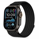 Curea Tech-Protect Nylon Sport compatibila cu Apple Watch 44/45/46/49mm, Negru 2 - lerato.ro