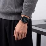 Curea Tech-Protect Nylon Sport compatibila cu Apple Watch 44/45/46/49mm, Negru 6 - lerato.ro