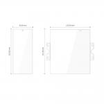Set protectie 4-in-1 Tech-Protect Easy Set Foil & Glass Fit, 2x folie sticla, 2x folie protectie, kit montare inclus, compatibil cu Samsung Galaxy Z Fold 8 Ultra, Transparent 3 - lerato.ro