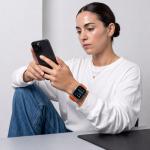 Curea Tech-Protect Nylon Sport compatibila cu Apple Watch 44/45/46/49 mm, Portocaliu 5 - lerato.ro