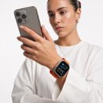 Curea Tech-Protect Nylon Sport compatibila cu Apple Watch 44/45/46/49 mm, Portocaliu 6 - lerato.ro
