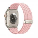 Curea Tech-Protect Nylon Sport compatibila cu Apple Watch 44/45/46/49 mm, Roz 3 - lerato.ro
