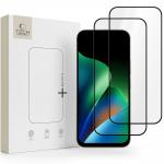 Set 2 folii sticla securizata Tech-Protect Glass Fit Plus compatibila cu Xiaomi Redmi 17 4G / 5G, Negru 2 - lerato.ro
