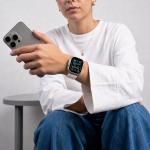 Curea Tech-Protect Nylon Sport compatibila cu Apple Watch 44/45/46/49 mm, Starlight 6 - lerato.ro