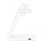 Statie de incarcare 3 in 1 TECH-PROTECT A56, Compatibila MagSafe, Wireless Charge, 25W, Cablu USB-C 1m inclus, Alb 4 - lerato.ro