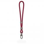 Snur pentru carcase Tech-Protect C11S Rope Wrist Strap, Lungime 21.5cm, Burgundy 4 - lerato.ro