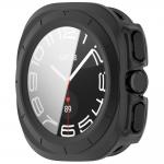 Set 2 carcase cu protectie ecran din sticla securizata Tech-Protect Defense compatibile cu Samsung Galaxy Watch Ultra 2 47 mm, Negru / Transparent 5 - lerato.ro