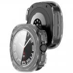 Set 2 carcase cu protectie ecran din sticla securizata Tech-Protect Defense compatibile cu Samsung Galaxy Watch Ultra 2 47 mm, Negru / Transparent 10 - lerato.ro